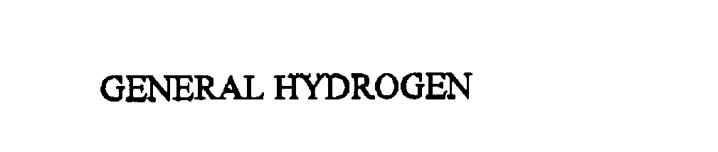 GENERAL HYDROGEN