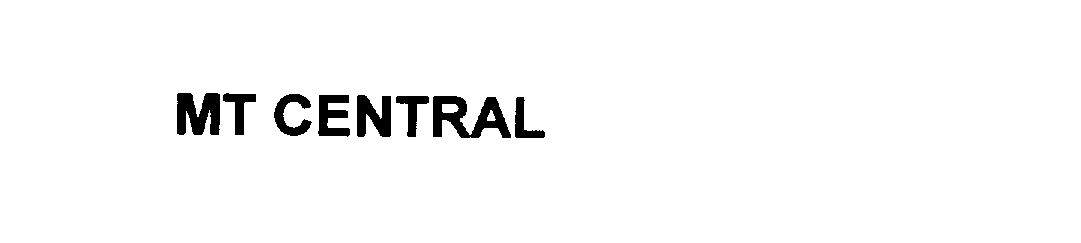 Trademark Logo MT CENTRAL