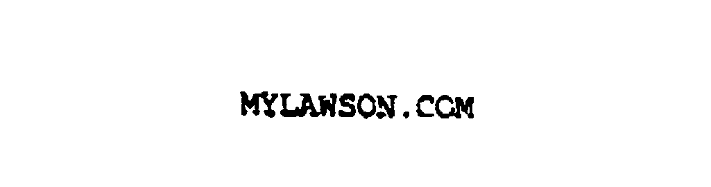 Trademark Logo MYLAWSON.COM