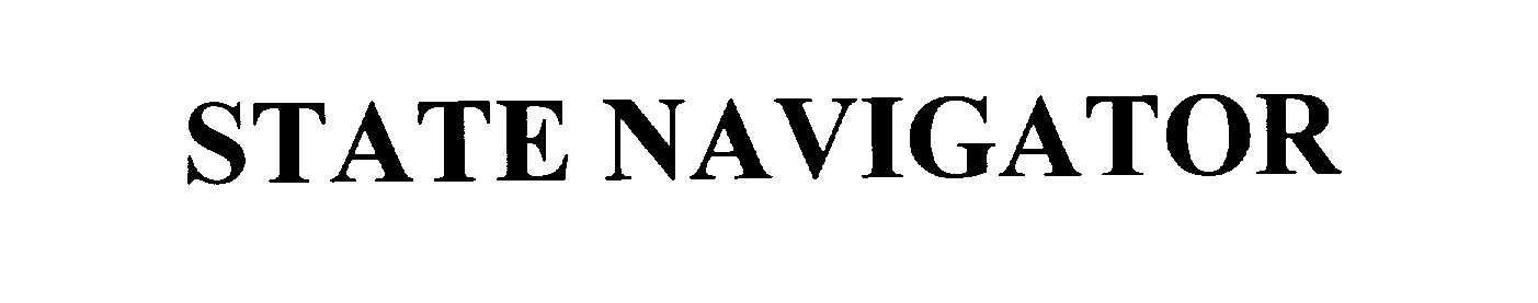 Trademark Logo STATE NAVIGATOR
