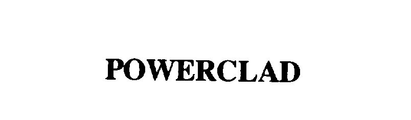 Trademark Logo POWERCLAD