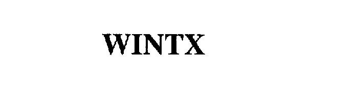 Trademark Logo WINTX
