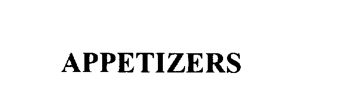 Trademark Logo APPETIZERS