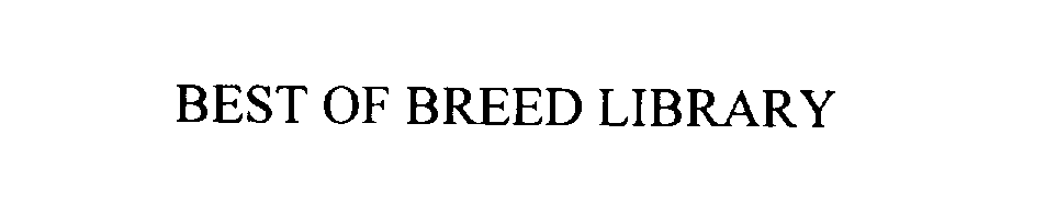  BEST OF BREED LIBRARY