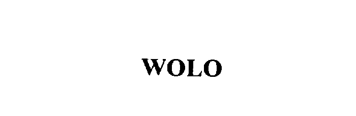 Trademark Logo WOLO