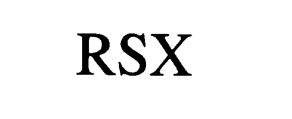 Trademark Logo RSX