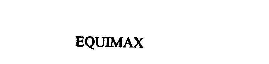 Trademark Logo EQUIMAX