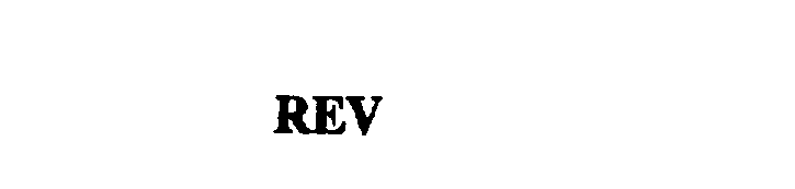 Trademark Logo REV