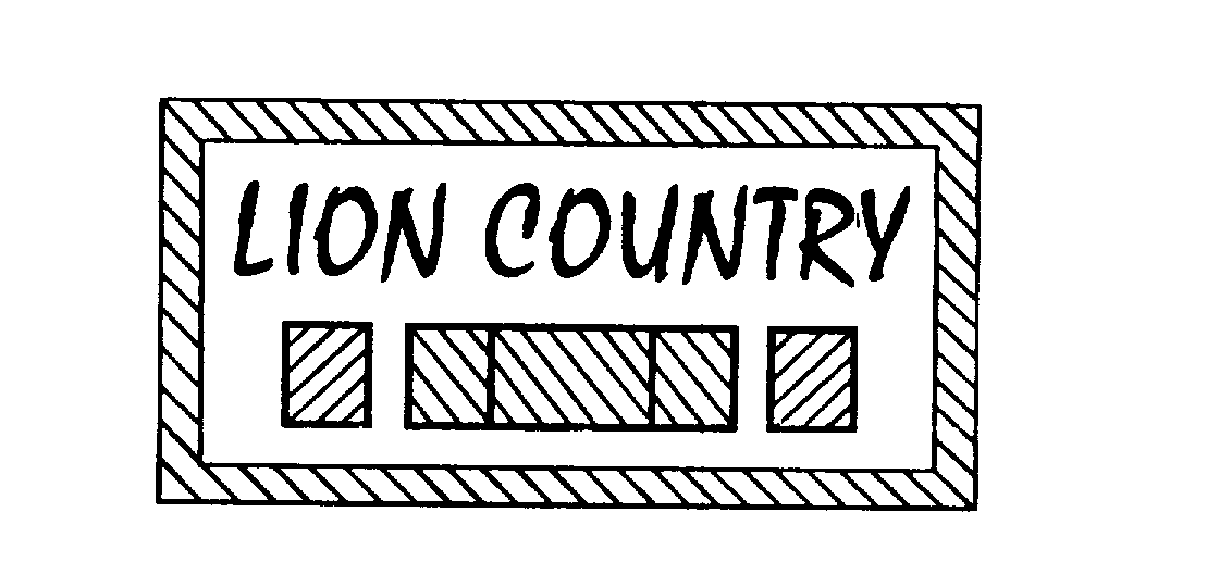 Trademark Logo LION COUNTRY