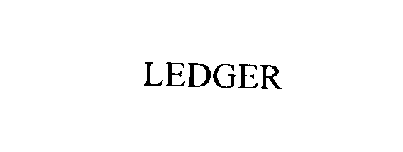 Trademark Logo LEDGER