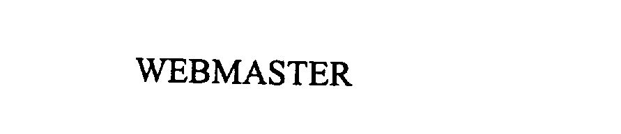 Trademark Logo WEBMASTER
