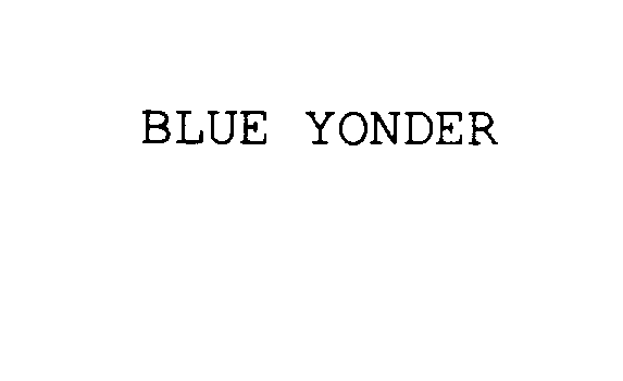 Trademark Logo BLUE YONDER
