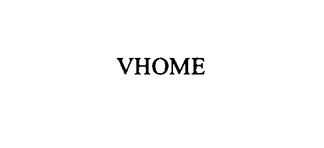 Trademark Logo VHOME