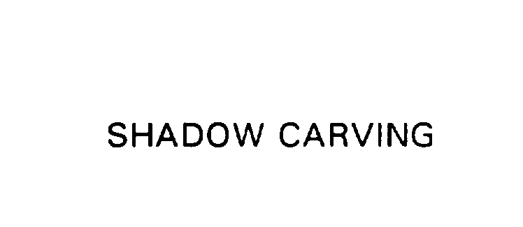  SHADOW CARVING