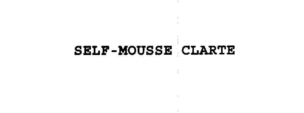  SELF-MOUSSE CLARTE