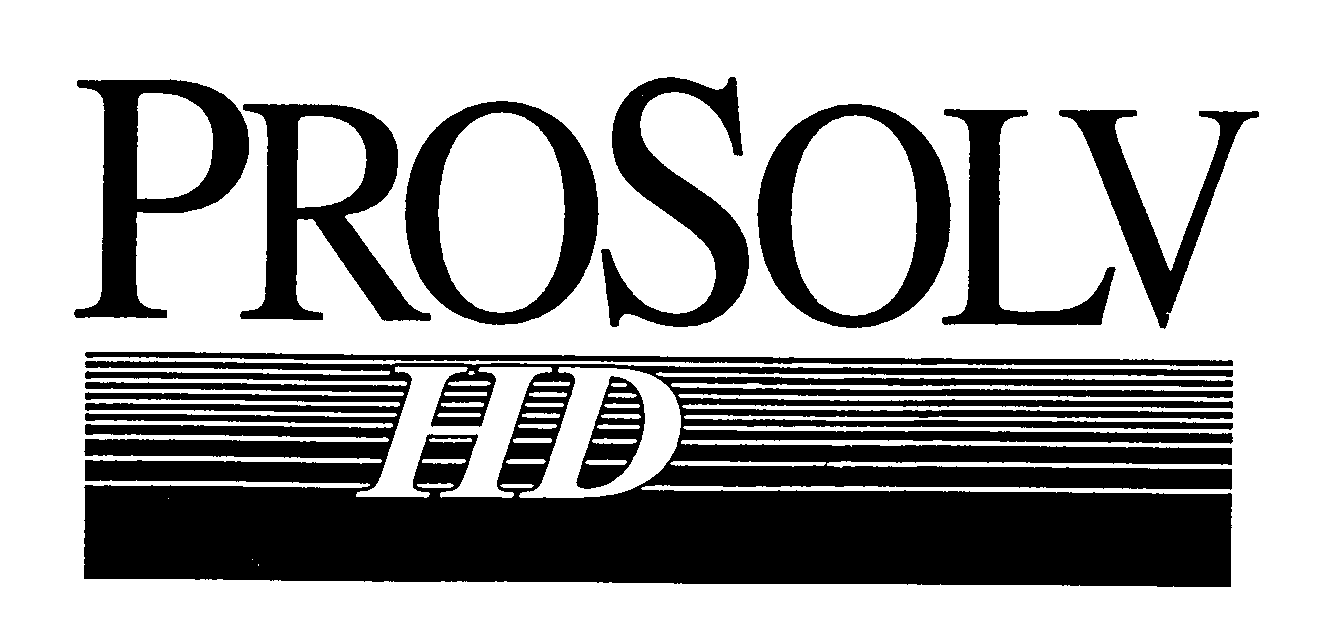 Trademark Logo PROSOLV HD