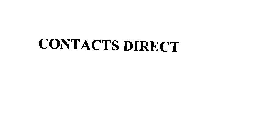 Trademark Logo CONTACTS DIRECT