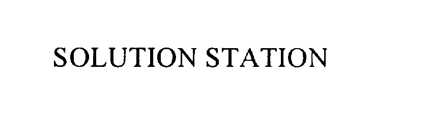Trademark Logo SOLUTION STATION
