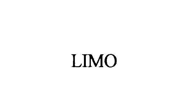 Trademark Logo LIMO