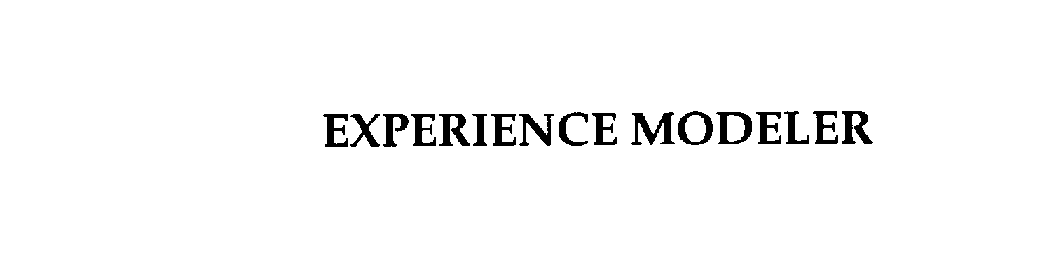 Trademark Logo EXPERIENCE MODELER