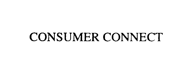 Trademark Logo CONSUMER CONNECT