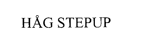 Trademark Logo HAG STEPUP