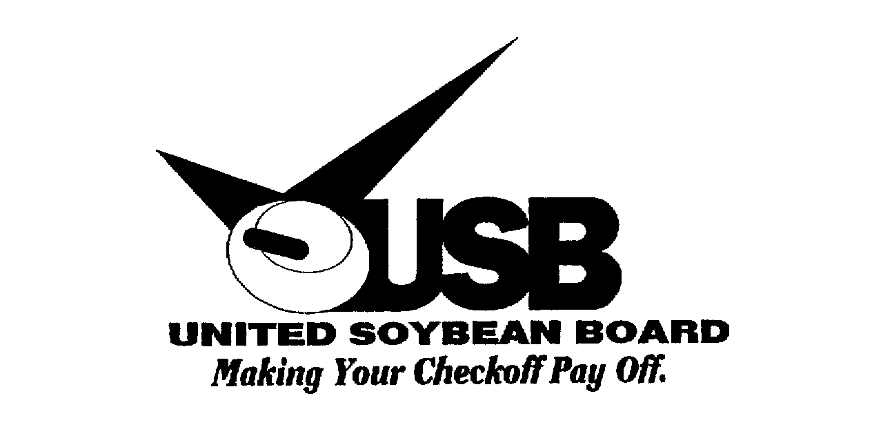 Trademark Logo USB UNITED SOYBEAN BOARD MAKING YOUR CHECKOFF PAY OFF.