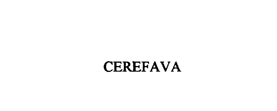 Trademark Logo CEREFAVA