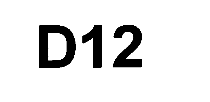 Trademark Logo D12