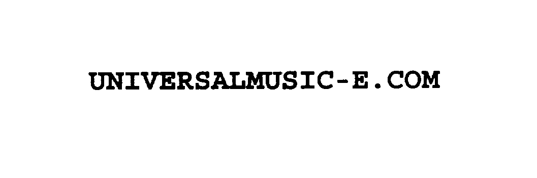 Trademark Logo UNIVERSALMUSIC-E.COM