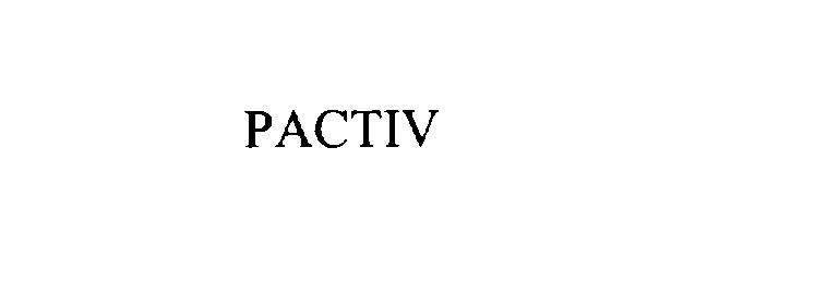 Trademark Logo PACTIV