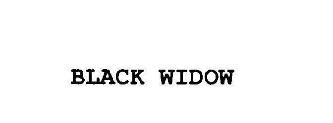 Trademark Logo BLACK WIDOW