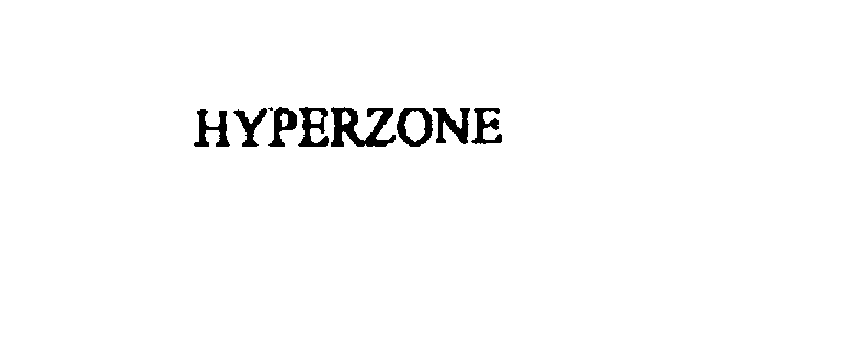 Trademark Logo HYPERZONE