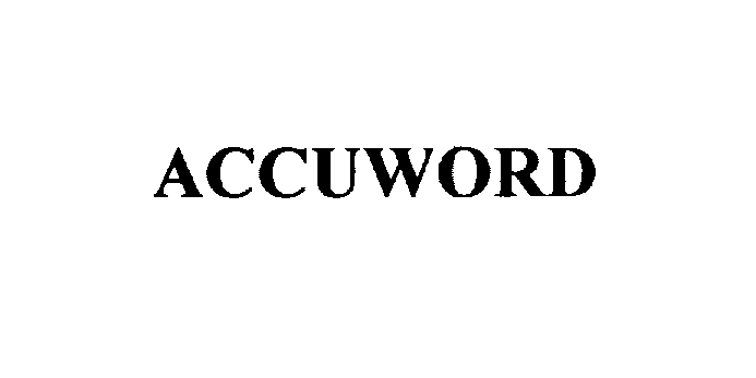 ACCUWORD