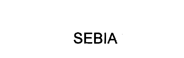 Trademark Logo SEBIA