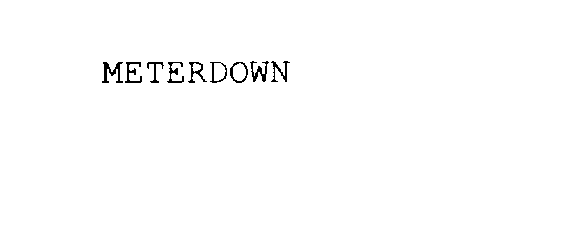  METERDOWN