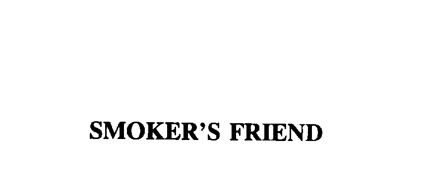  SMOKER'S FRIEND