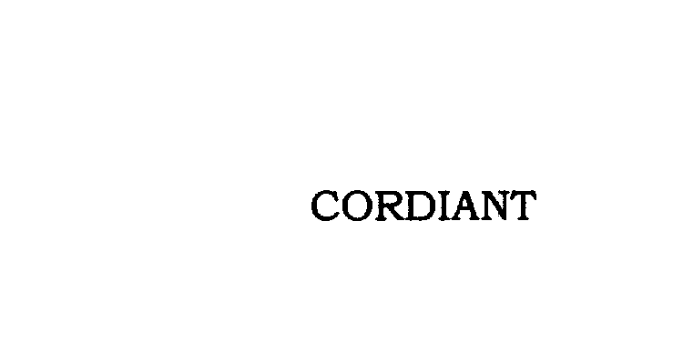 Trademark Logo CORDIANT