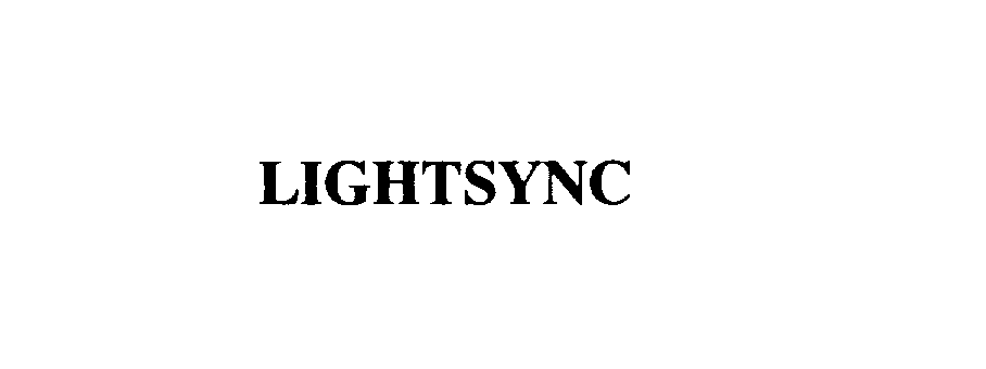 Trademark Logo LIGHTSYNC
