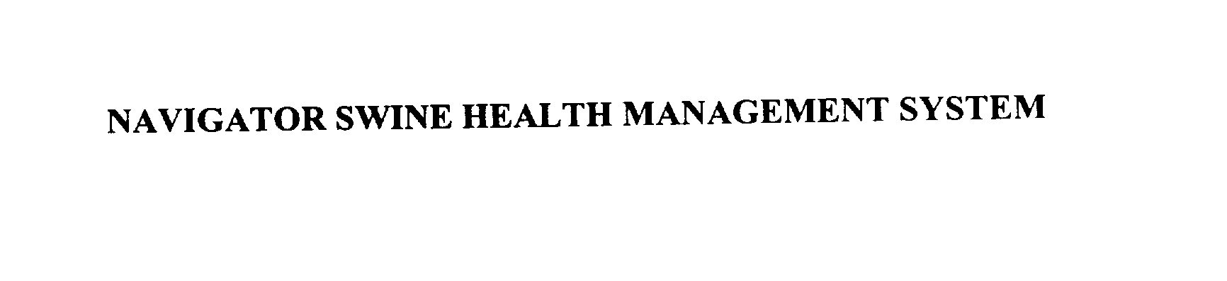 NAVIGATOR SWINE HEALTH MANAGEMENT SYSTEM