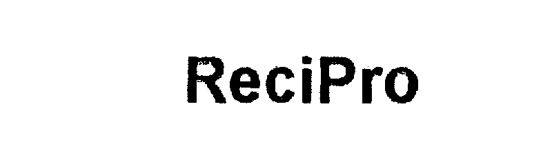 Trademark Logo RECIPRO