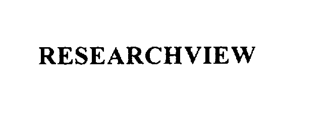 Trademark Logo RESEARCHVIEW