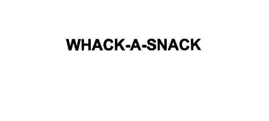  WHACK-A-SNACK
