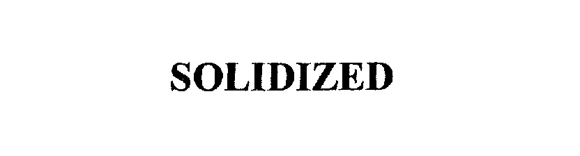  SOLIDIZED