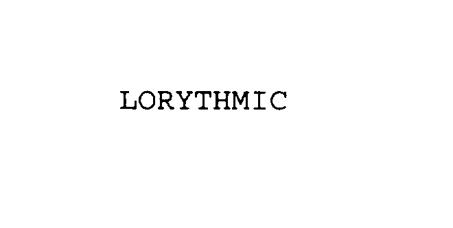  LORYTHMIC