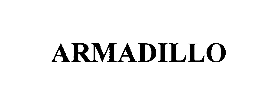Trademark Logo ARMADILLO