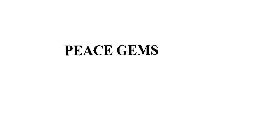  PEACE GEMS