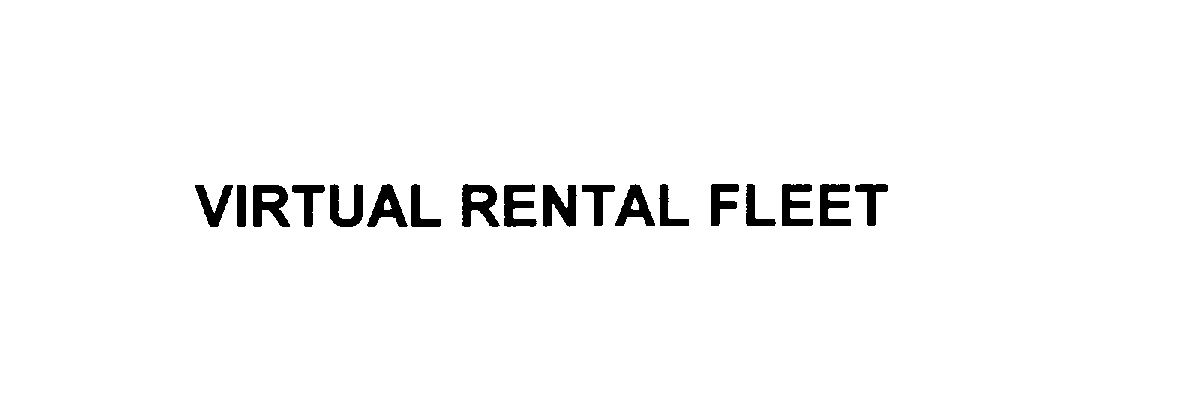 Trademark Logo VIRTUAL RENTAL FLEET