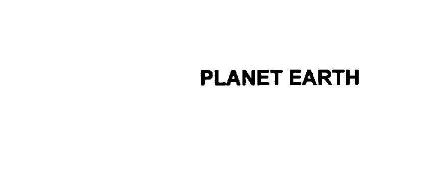 Trademark Logo PLANET EARTH