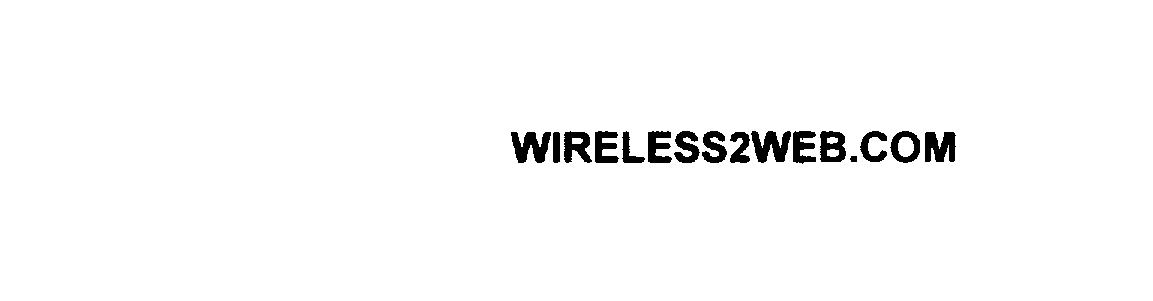 Trademark Logo WIRELESS2WEB.COM